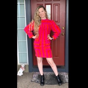 1980’s ADELE SIMPSON Silk Mini Dress ~ size 4